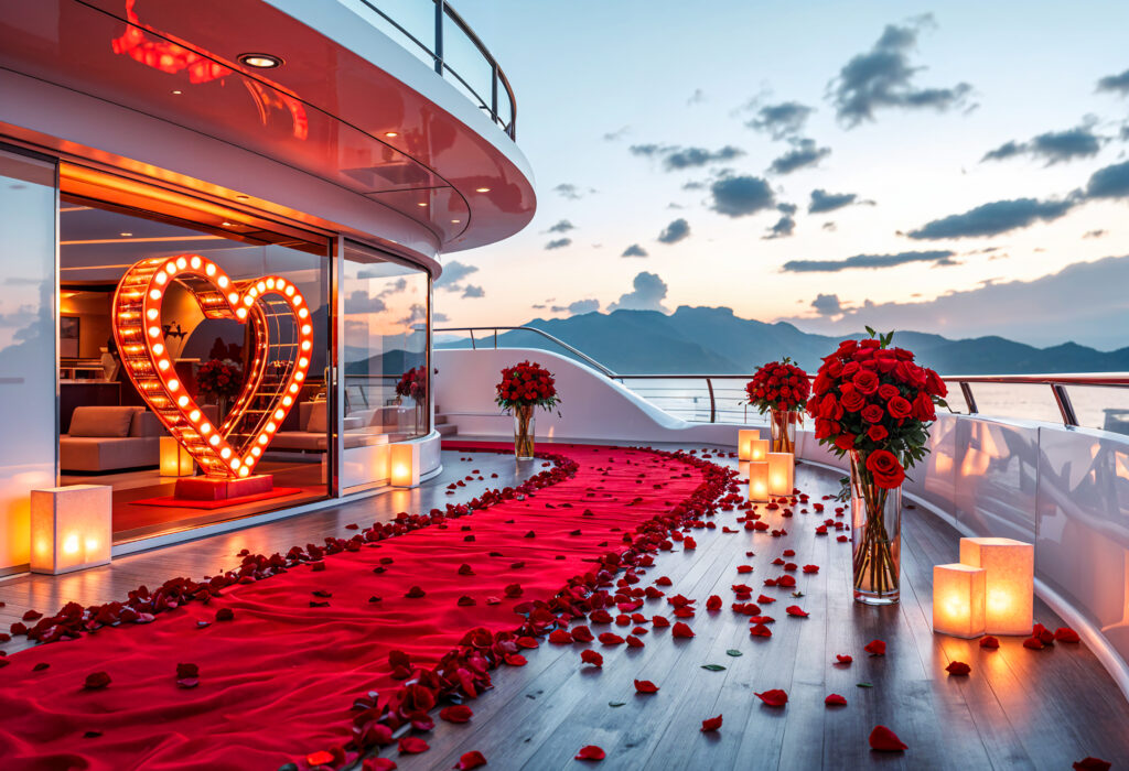 Top Romantic Yacht Decorations & Themes for Couples in Dubai